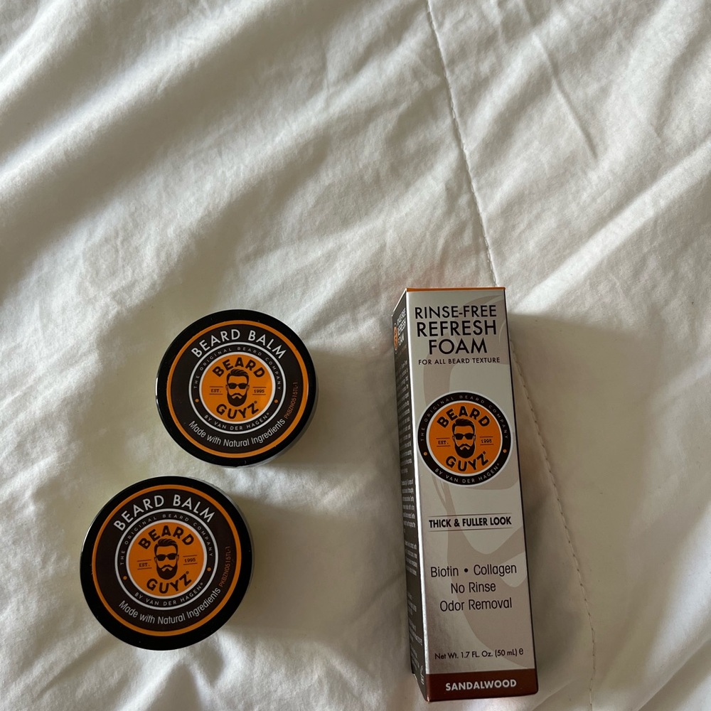 Beard Guyz Beard Balm and Refresh Foam Set